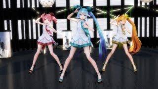 MMD ARROW Miku・Teto・Neruの三人で