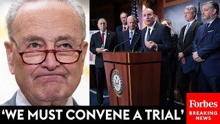 BREAKING NEWS Senate & House Republicans Assail Schumer Dems Over Response To Mayorkas Impeachment