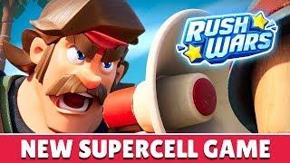 RUSH WARS  NEW SUPERCELL GAME iOS & Android