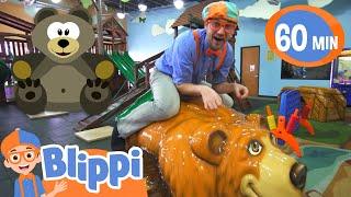 Blippi Visits Kids Time Indoor Playground In Las Vegas  Educational Videos for Kids