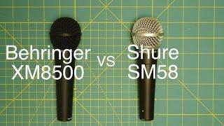 Behringer XM8500 v Shure SM58