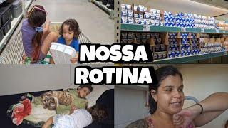 Vlog Brenda mãe de dois  Fui no mercado  Fiz Faxina + nossa rotina ️