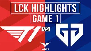 T1 vs GEN Highlights Game 1  LCK 2024 Summer  T1 vs Gen.G