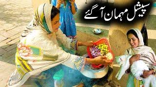 Khas Mehman A Gai I Village Women Lunch Routine I Pind Di Handi