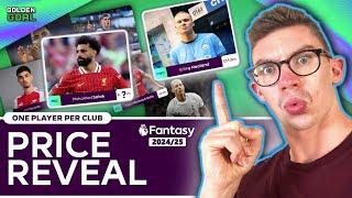 PLAYER PRICE REVEALS FOR FPL 202425  Fantasy Premier League 2425