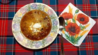 Самый простой быстрый и дешевый рецепт мясного бульона. Фасолевый суп.