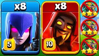 3 WAYS to CRUSH TH 14 with Super Wizards and Witches  TH 14 War Attack Strategy
