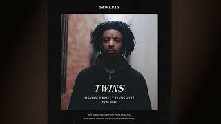 FREE 21 Savage x Travis Scott x Drake Type Beat 2024 - TWINS