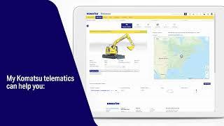 Get the most from your telematics data with My Komatsu