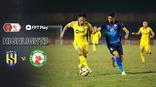 HIGHLIGHTS SLNA - MQ BÌNH ĐỊNH  TỔN THẤT NƠI KHUNG GỖ KẾT CỤC TRẮNG TAY  V.LEAGUE 202324