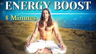 8 Minute ENERGY breathwork routine to start your day I 3 rounds