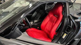 INSTALLING KUSTOM SEAT COVERS  CORVETTE C7 GRANDSPORT Z06