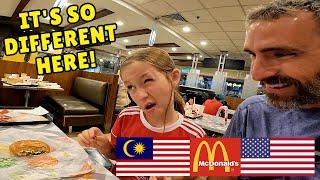 AMERICANS Try MCDONALDS in MALAYSIA for the FIRST TIME   Mukbang