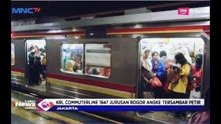 KRL Commuterline 1647 Jurusan Bogor-Angke Tersambar Petir - LIM 2802