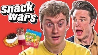 James Acaster & Ed Gamble Judge Posh Snacks  Snack Wars  @LADbible