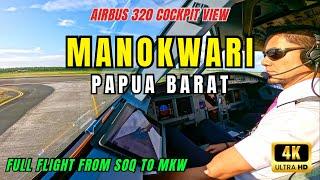 COCKPIT VIEW AIRBUS 320 - BOUND FOR MANOKWARI PAPUA BARAT  Jalan - jalan ke timur Indonesia