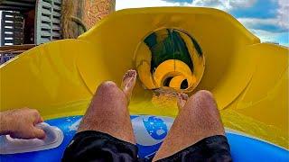 The ProSlide FlyingSAUCER Waterslide at SplashMania WaterPark