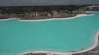 Time-lapse of Evermore Bay construction at Evermore Orlando Resort