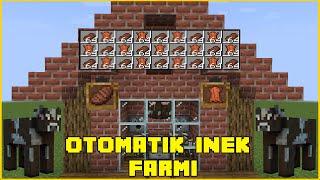 SINIRSIZ ET VE DERİ  Minecraft İnek Farmı Nasıl Yapılır? l Minecraft Cow Farm l Minecraft Sistemler