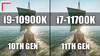 Intel Core i9-10900K vs Intel Core i7-11700K — Test in 10 Games 1080p 1440p