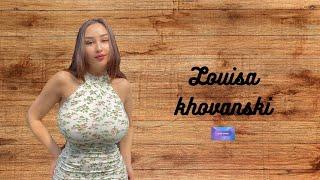 Louisa khovanski biography  Ukrainian model YouTuber and social media celebrity  wiki  net worth