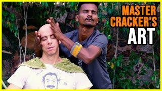 ASMR Head Massage Magic Master Crackers Art with Neck Cracking