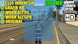 RILIS GTA SA LITE ORIGINAL 2023 GRAFIK HD + CLEO Bahasa Indonesia Terbaru Work Semua GPU