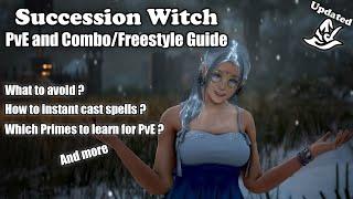 BDO  Succession Witch PvE Combo & Freestyle Guide