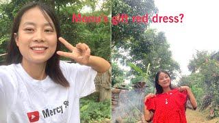 Finally red dress unboxing Most requested video @MonuBikomiya. @Aphewangsa ​⁠@mongkovlogs