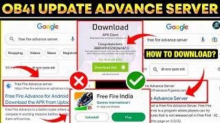 FF advance server  how to Download OB41 advanced server  free fire advance server kaise open karen