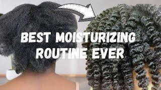 How to Moisturize Natural Hair & Retain it up to 7days Techniques Best Products