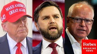 BREAKING NEWS Donald Trump Asked Point Blank About JD Vance VP Debate With Gov. Tim Walz