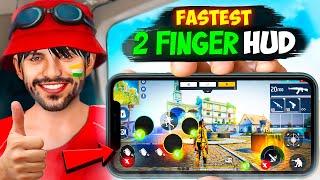 Worlds Fastest  2 Finger Custom HUD - Free Fire  Top 3 Pro Custom HUD In 2024