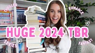 my *incredibly ambitious* 2024 TBR 