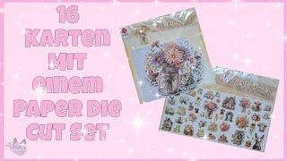  16 Karten mit einem Die Cut Set  von Action