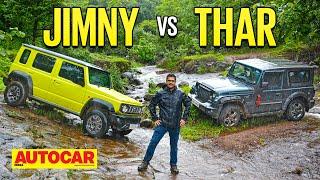 Maruti Suzuki Jimny vs Mahindra Thar - Welcome to the jungle  Comparison  Autocar India