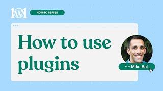 How to use plugins on WordPress.com