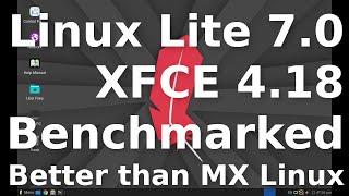 Linux Lite 7.0 with XFCE - Benchmark Tier List - Better Than MX Linux Worse than Kali Linux?