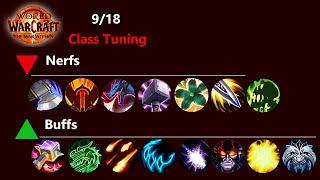 913 Class Tuning Patchnotes  WoW TWW Season 1