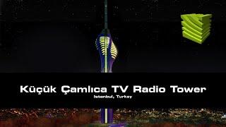 Spectacular Facade Lighting For The Küçük Çamlıca TV Radio Tower