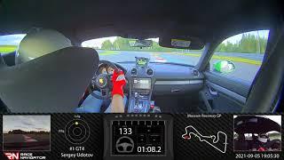 RN #1 Onboard video Moscow Raceway GP Porsche Cayman 718 GT4 0155.512