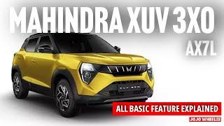 all-new 2024 Mahindra XUV 3x0 ax7L top model all basic features explained  tutorial  DIY