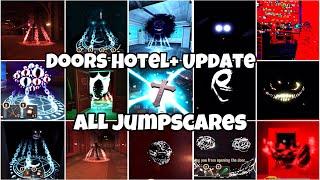 ROBLOXDoors HOTEL+ Update ALL Jumpscares + Crucifix Used on All Entity ️ #doors #roblox #gaming