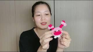 Thanh Hong Instructions for knitting to create the shape of a girl with a wide mouth P1