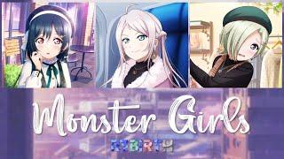 R3BIRTH - MONSTER GIRLS Color Coded Kanji Romaji Mandarin Eng