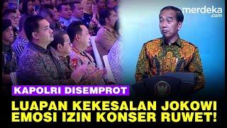 FULL RUWET Jokowi Kesal Skak Kapolri Listyo Soal Sulitnya Izin Konser hingga MotoGP