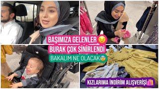 BAŞIMIZA GELENLER  BURAK’IN EN SİNİRLİ HALİ KIZLARIMIZA İNDİRİM ALIŞVERİŞİ YAPTIK VLOG