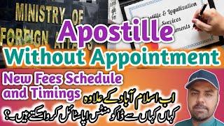 Get Apostille by MOFA without Appointment  What is the Fees Schedule & Timings ?  Legalisation