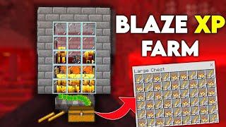 Easiest Blaze XP Farm in Minecraft 1.21 Bedrock Java & PE