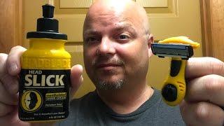 Head Shave  Headblade HeadSlick Thayers Stirling Glacial Lemon Chill HeadLube